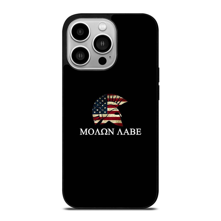 MOLON LABE AMERICAN FLAG iPhone 14 Pro Case Cover