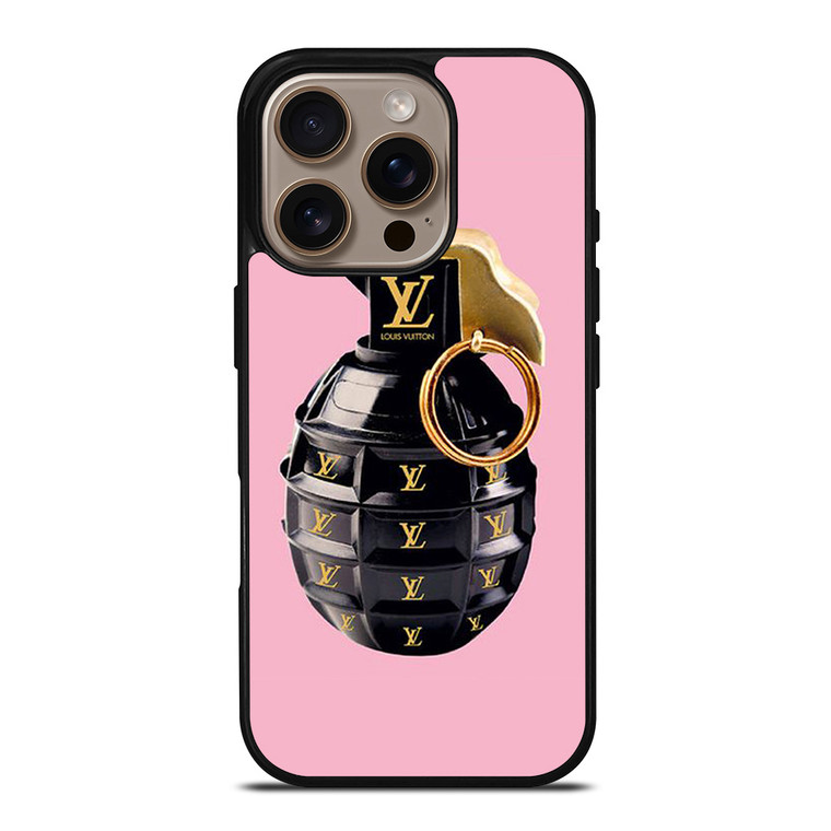 LOUIS VUITTON LV LOGO GRENADE iPhone 16 Pro Case Cover LOUIS VUITTON LV LOGO GRENADE iPhone 16 Pro Case Cover