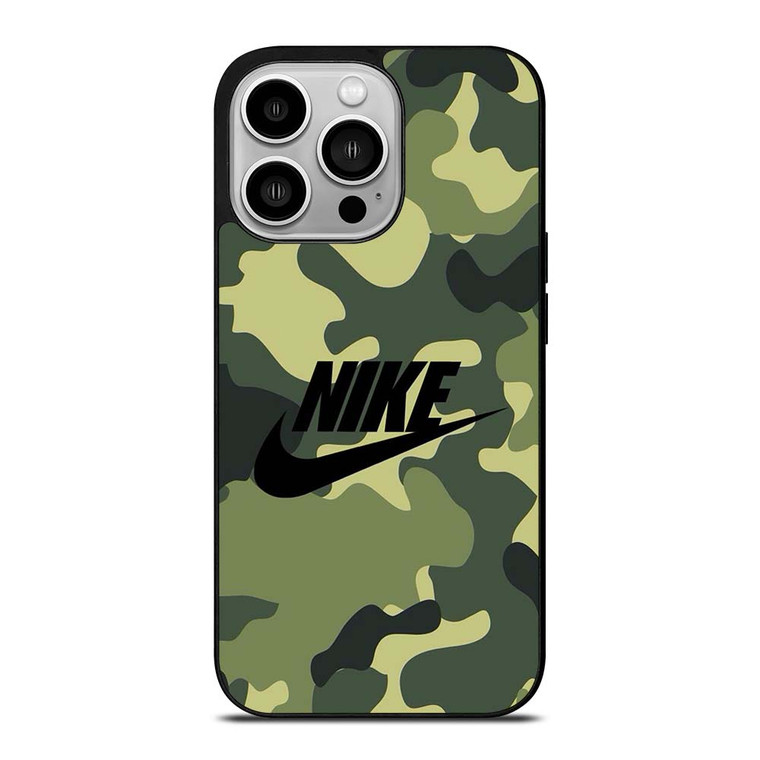 NIKE CAMO iPhone 14 Pro Case Cover
