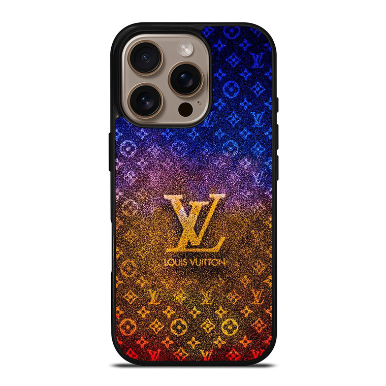 LOUIS VUITTON LV LOGO SPARKLE ICON PATTERN iPhone 16 Pro Case Cover