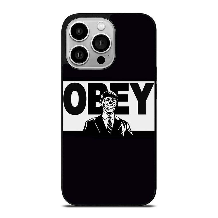 OBEY CLOTHING LOGO SKULL iPhone 14 Pro Case Cover