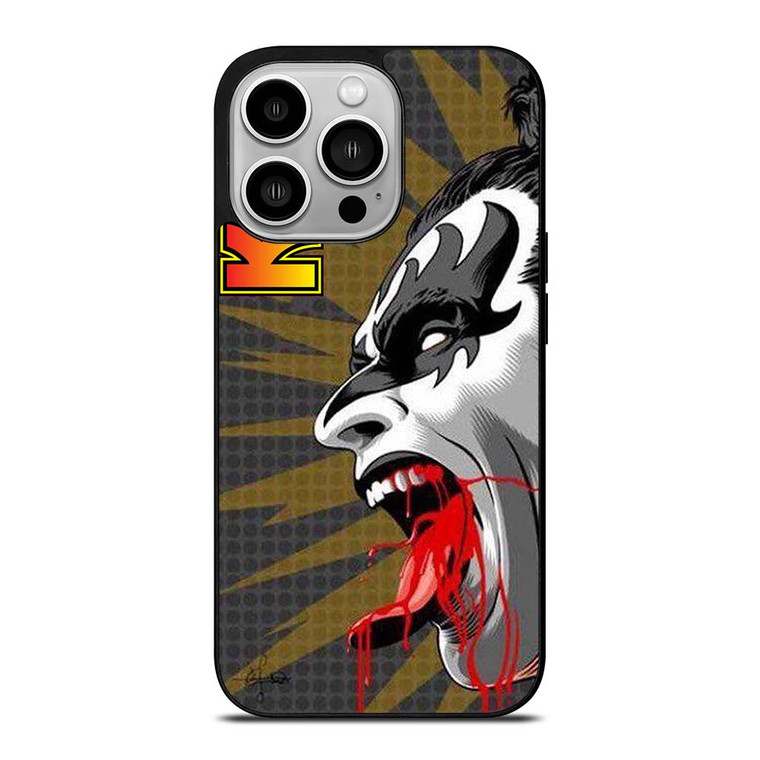 PAUL STANLEY KISS BAND iPhone 14 Pro Case Cover