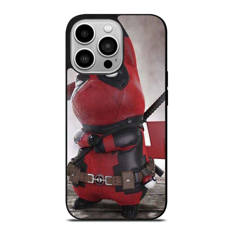 PIKACHU POKEMON DEADPOOL iPhone 14 Pro Case Cover