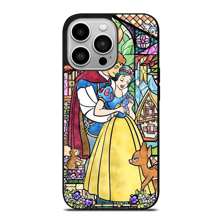 SNOW WHITE ART GLASSES Disney iPhone 14 Pro Case Cover