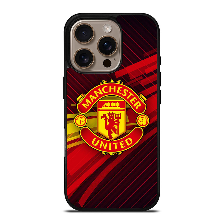 MANCHESTER UNITED LOGO iPhone 16 Pro Case Cover MANCHESTER UNITED LOGO iPhone 16 Pro Case Cover
