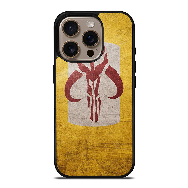 MANDALORIAN YELLOW LOGO iPhone 16 Pro Case Cover