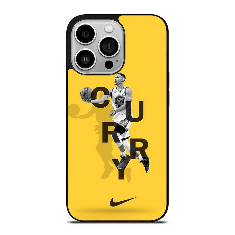 STEPHEN CURRY BASKETBALL GOLDEN STATE WARRIORS NIKE iPhone 14 Pro Case Cover