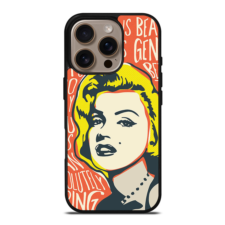 MARILYN MONROE ART QUOTE iPhone 16 Pro Case Cover MARILYN MONROE ART QUOTE iPhone 16 Pro Case Cover