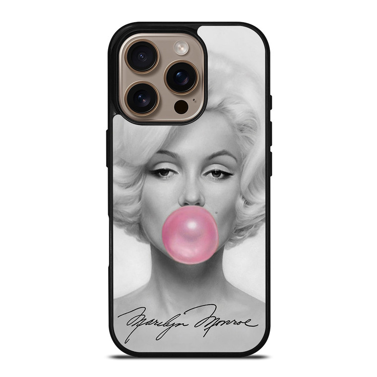 MARILYN MONROE PINK BUBBLEGUM iPhone 16 Pro Case Cover MARILYN MONROE PINK BUBBLEGUM iPhone 16 Pro Case Cover