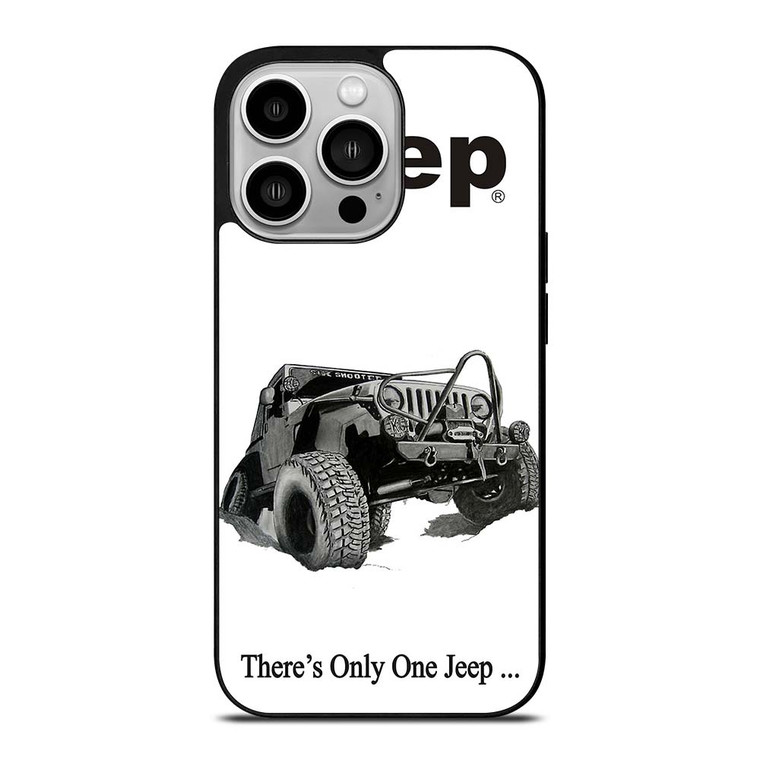 THERE'S ONLY ONE JEEP iPhone 14 Pro Case Cover