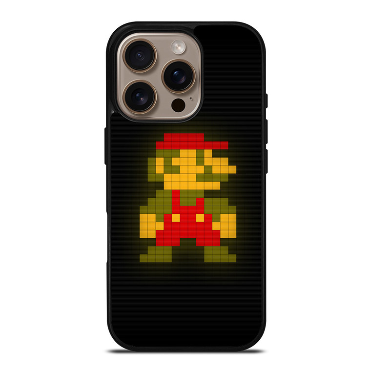 MARIO BROS 8 BIT iPhone 16 Pro Case Cover MARIO BROS 8 BIT iPhone 16 Pro Case Cover