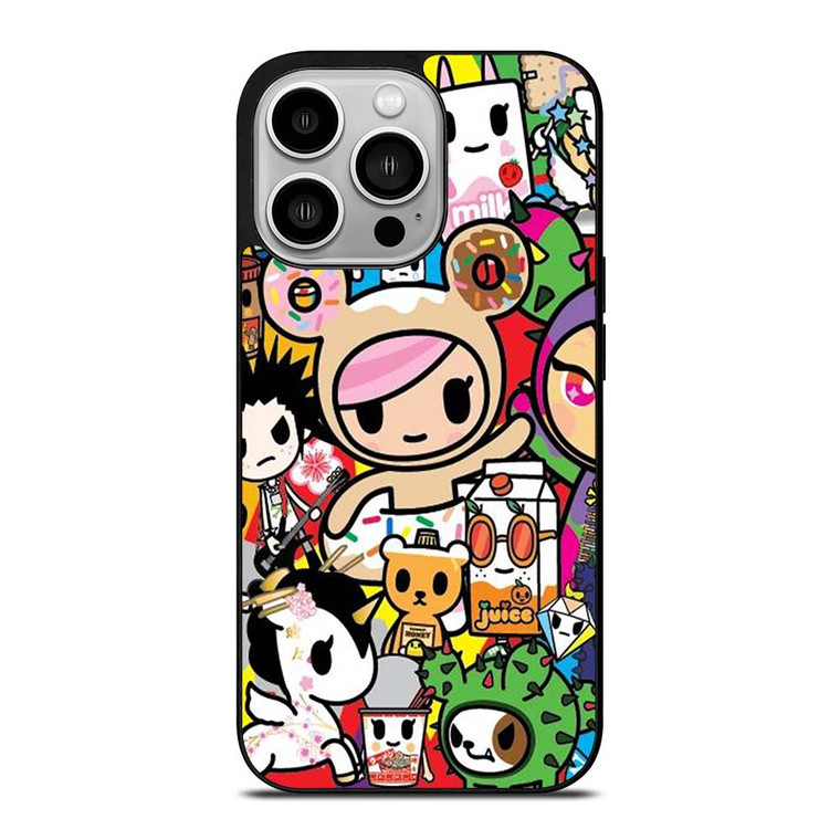 TOKIDOKI DONUTELLA AND FRIEND iPhone 14 Pro Case Cover