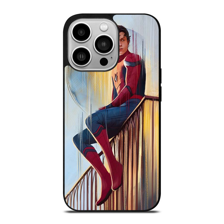 TOM HOLLAND SPIDERMAN ART iPhone 14 Pro Case Cover