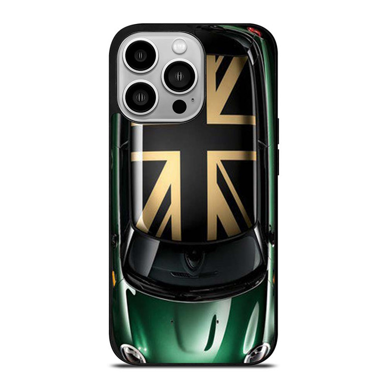 UNIONS JACK MINI COOPER GREEN iPhone 14 Pro Case Cover