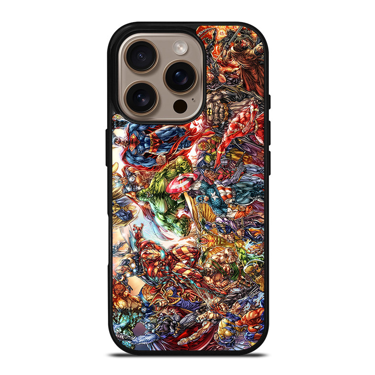 MARVEL AND DC SUPERHEROES iPhone 16 Pro Case Cover