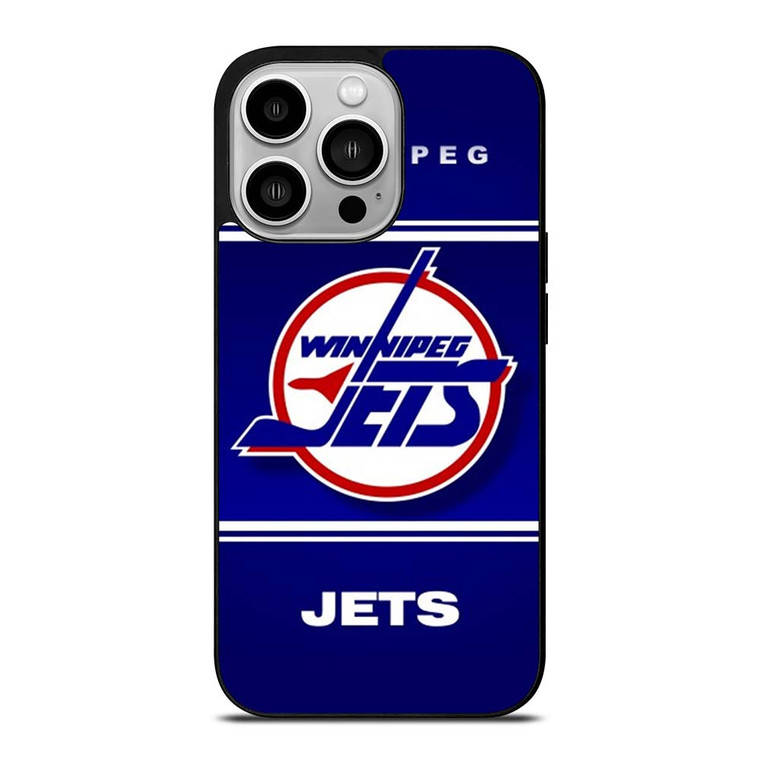 WINNIPEG JETS HOCKEY ICE LOGO iPhone 14 Pro Case Cover