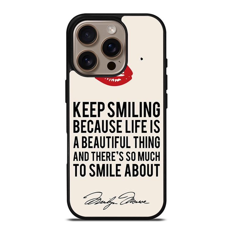 MARYLIN MONROE QUOTES iPhone 16 Pro Case Cover MARYLIN MONROE QUOTES iPhone 16 Pro Case Cover