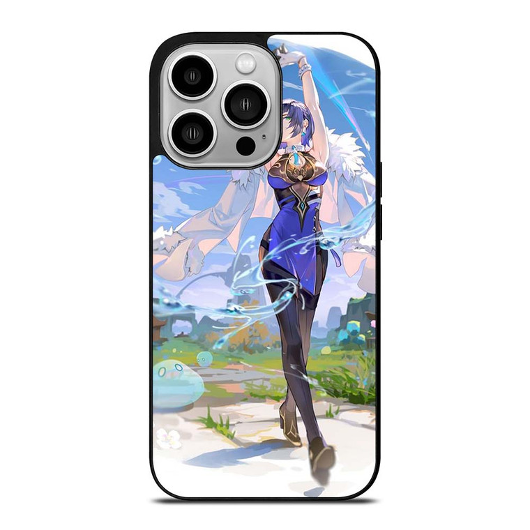 YELAN GENSHIN IMPACT GAME iPhone 14 Pro Case Cover