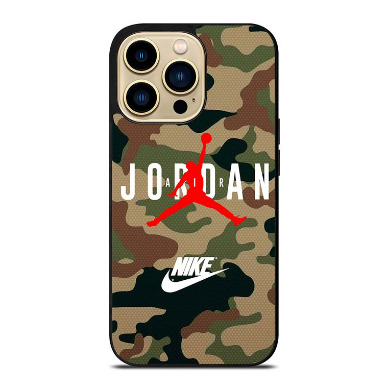AIR JORDAN NIKE LOGO CAMO iPhone 14 Pro Max Case Cover
