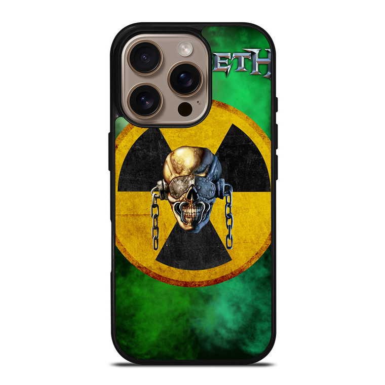 MEGADETH NUCKLEAR LOGO iPhone 16 Pro Case Cover