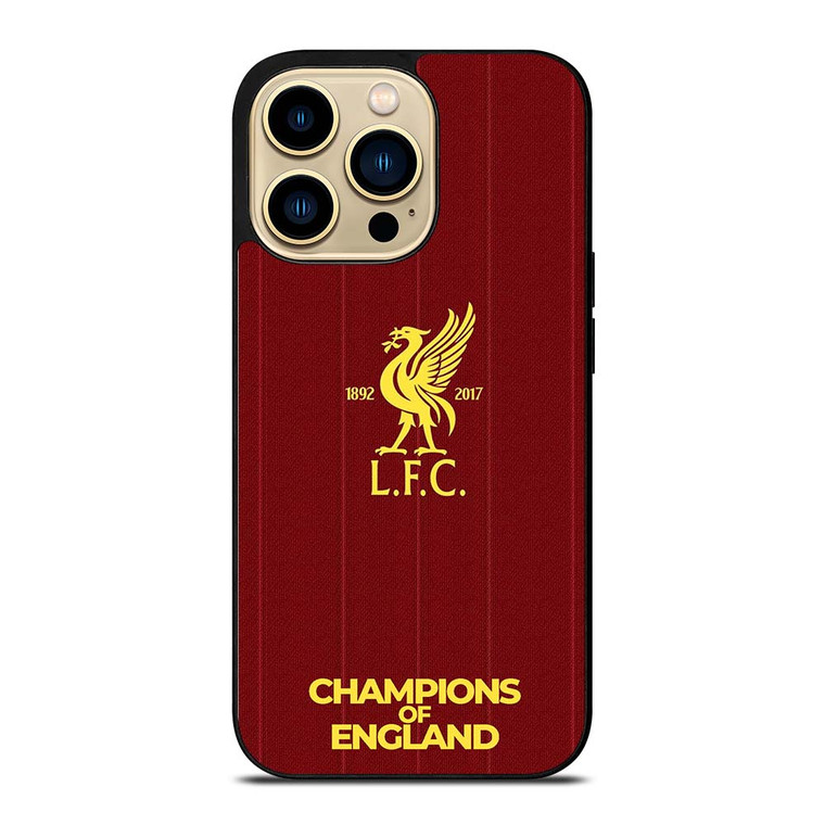 CHAMPIONS OF ENGLAND LIVERPOOL FC iPhone 14 Pro Max Case Cover