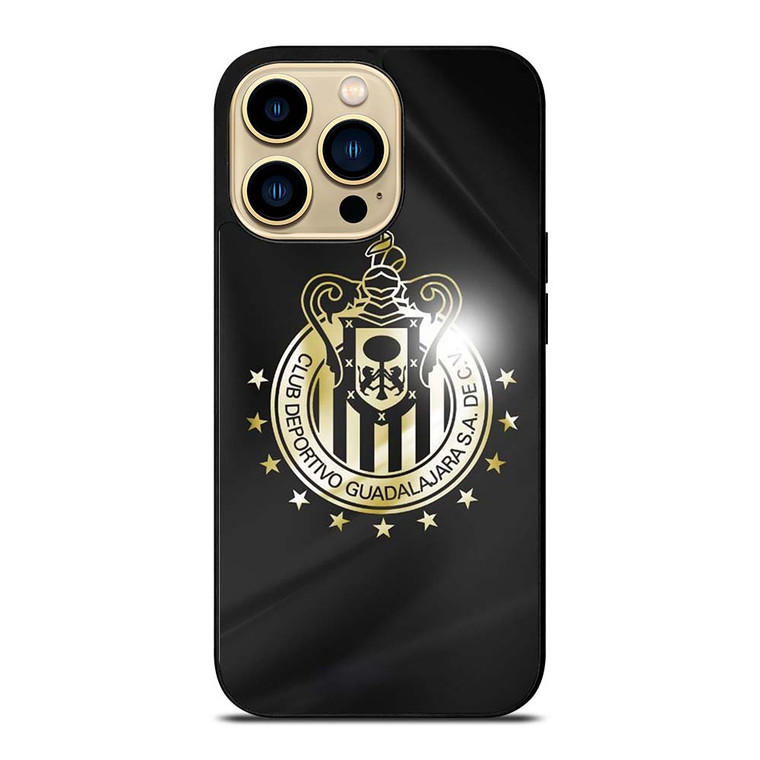 CHIVAS DE GUADALAJARA GOLD LOGO iPhone 14 Pro Max Case Cover