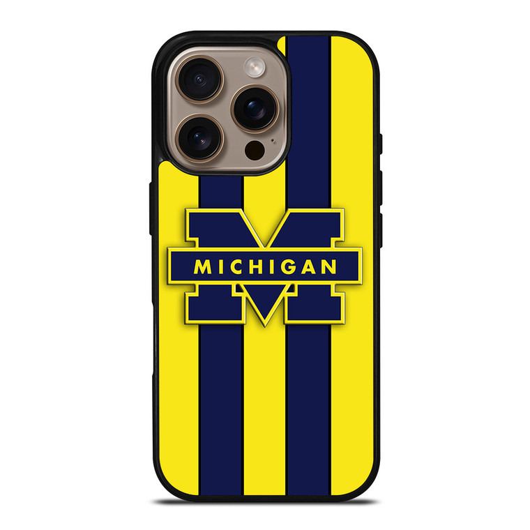 MICHIGAN WOLVERINES SYMBOL iPhone 16 Pro Case Cover