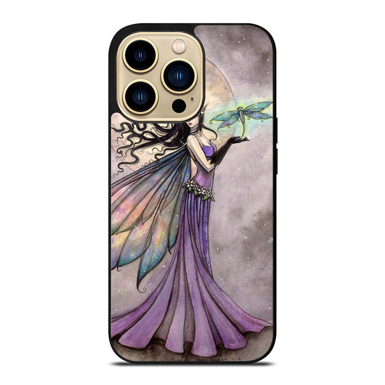 FAIRY DRAGONFLIES MOON iPhone 14 Pro Max Case Cover