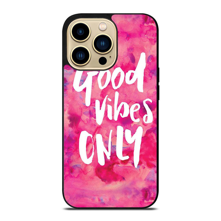 GOOD VIBES ONLY MARBLE 2 iPhone 14 Pro Max Case Cover