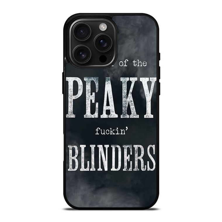 BY THE ORDER OF PEAKY BLINDERS SERIES iPhone 16 Pro Max Case Cover