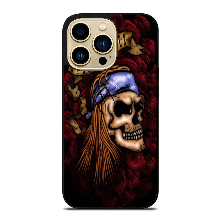 GUNS N ROSES AXL SKULL iPhone 14 Pro Max Case Cover