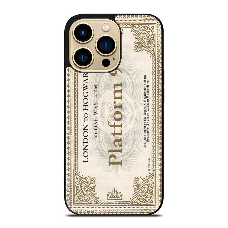 HARRY POTTER TICKET iPhone 14 Pro Max Case Cover