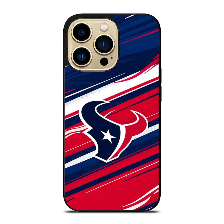 HOUSTON TEXANS LOGO ART iPhone 14 Pro Max Case Cover