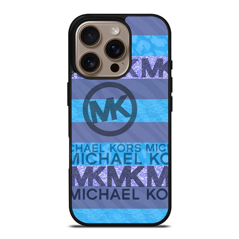MK MICHAEL KORS LOGO BLUE ICON iPhone 16 Pro Case Cover