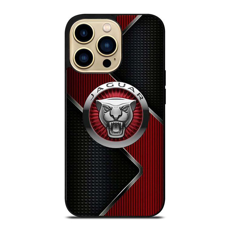 JAGUAR LOGO METAL iPhone 14 Pro Max Case Cover