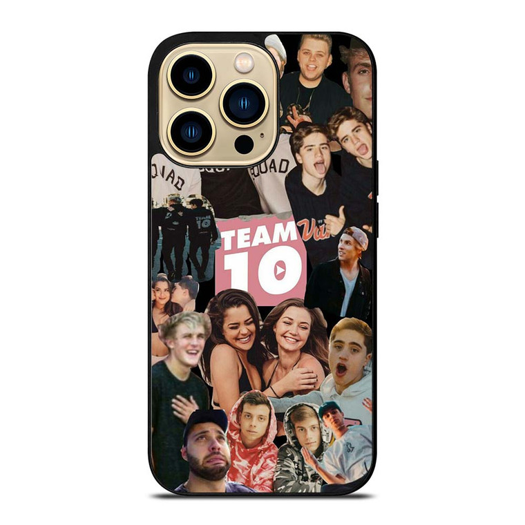 JAKE PAUL TEAM 10 COLLAGE iPhone 14 Pro Max Case Cover