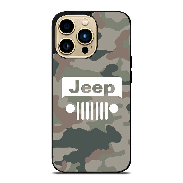 JEEP CAMO LOGO iPhone 14 Pro Max Case Cover