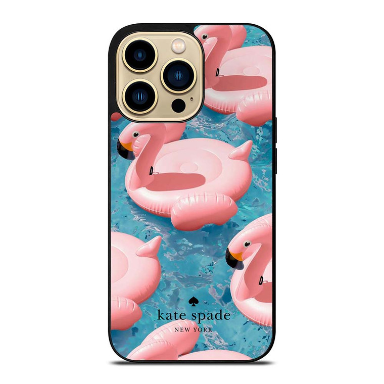 KATE SPADE NEW YORK LOGO BUOY FLAMENGO ICON iPhone 14 Pro Max Case Cover
