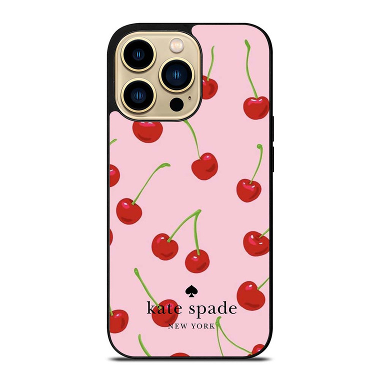 KATE SPADE NEW YORK LOGO CHERRY ICON iPhone 14 Pro Max Case Cover