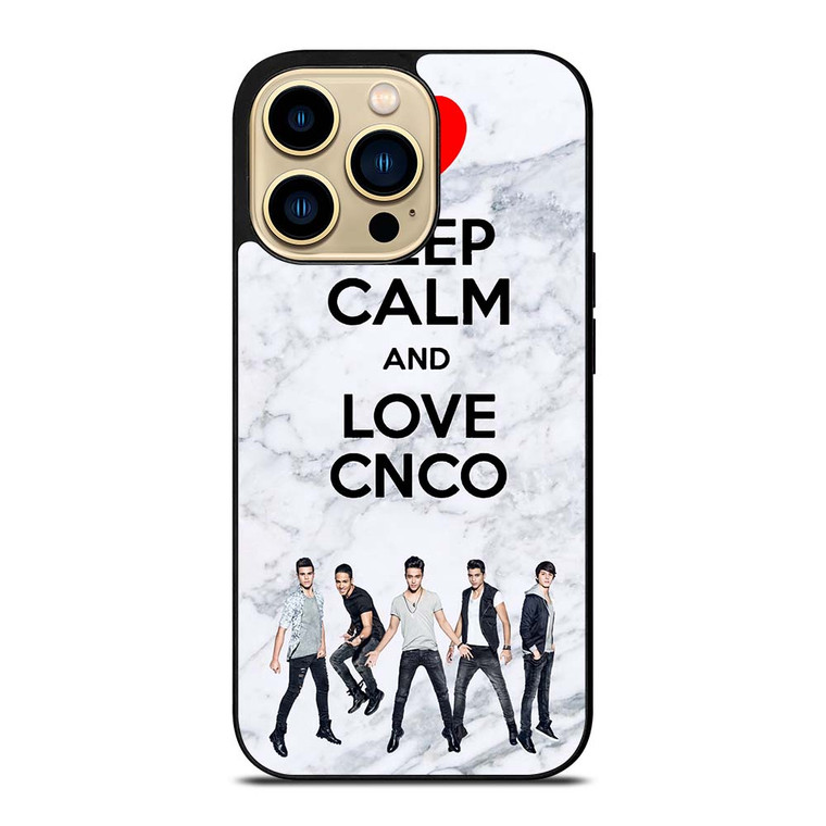 KEEP CALM AND LOVE CNCO MARBLE iPhone 14 Pro Max Case Cover
