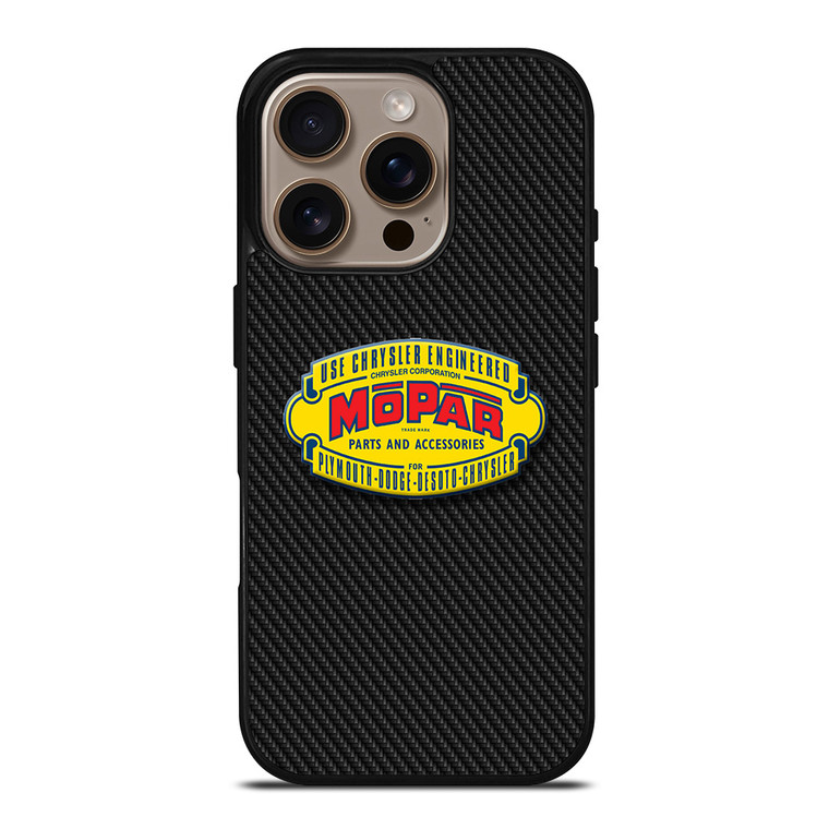 MOPAR CAR VINTAGE CARBON iPhone 16 Pro Case Cover