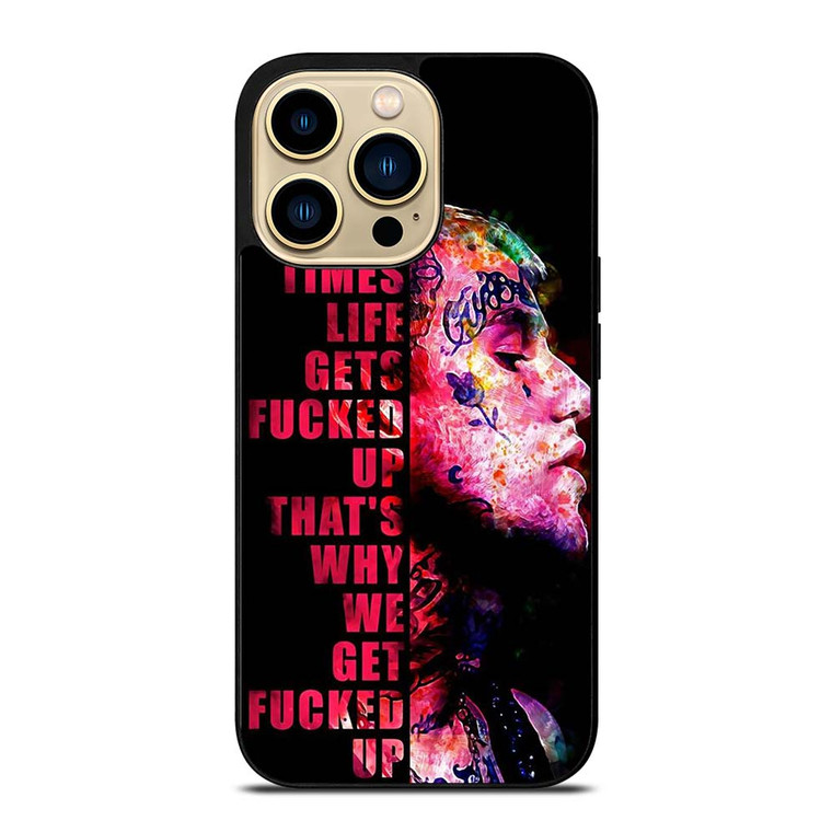 LIL PEEP FUCKED UP iPhone 14 Pro Max Case Cover