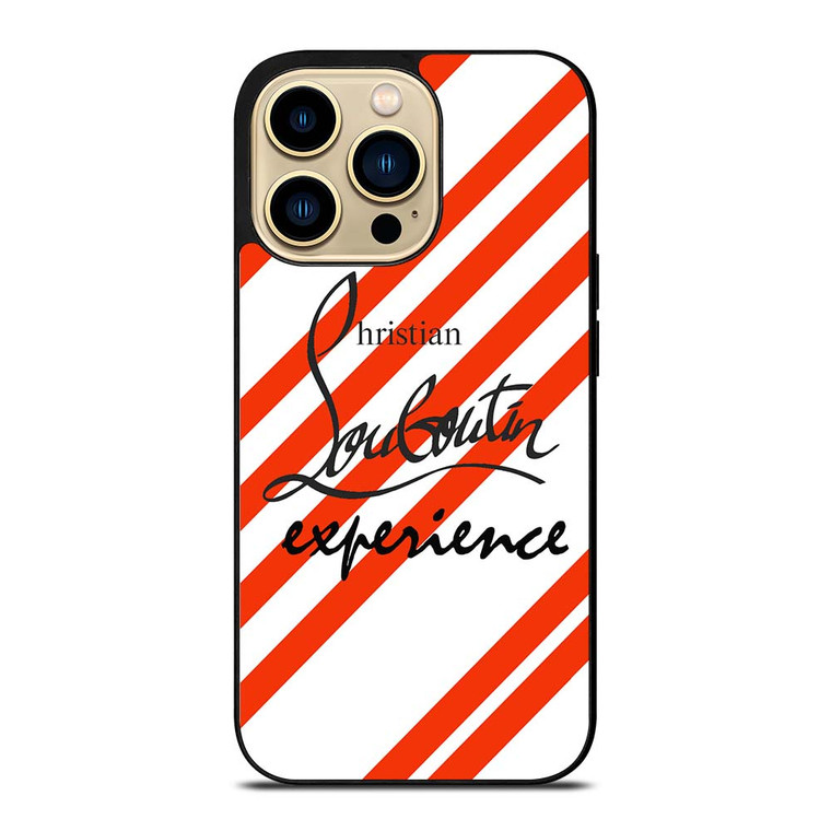 LOUBOUTIN STRIPE LOGO iPhone 14 Pro Max Case Cover