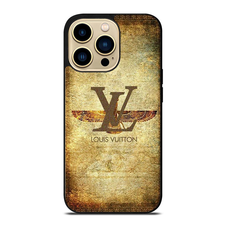 LV LOUIS VUITTON LOGO ICON GOLDEN EAGLE iPhone 14 Pro Max Case Cover