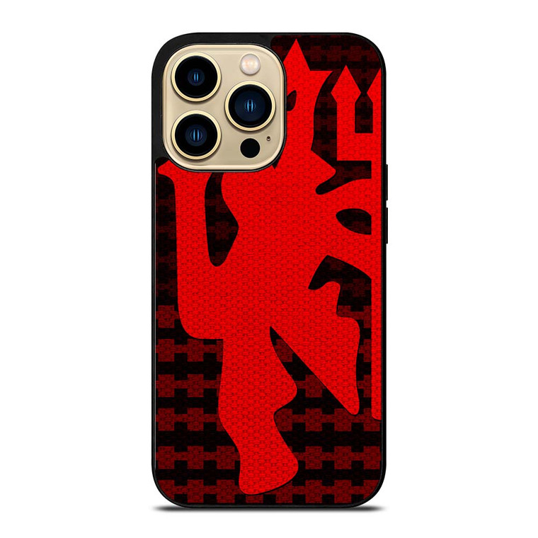 MANCHESTER UNITED RED DEVIL LOGO iPhone 14 Pro Max Case Cover