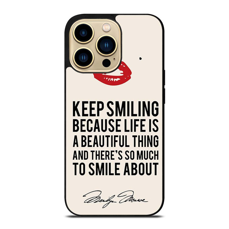 MARYLIN MONROE QUOTES iPhone 14 Pro Max Case Cover