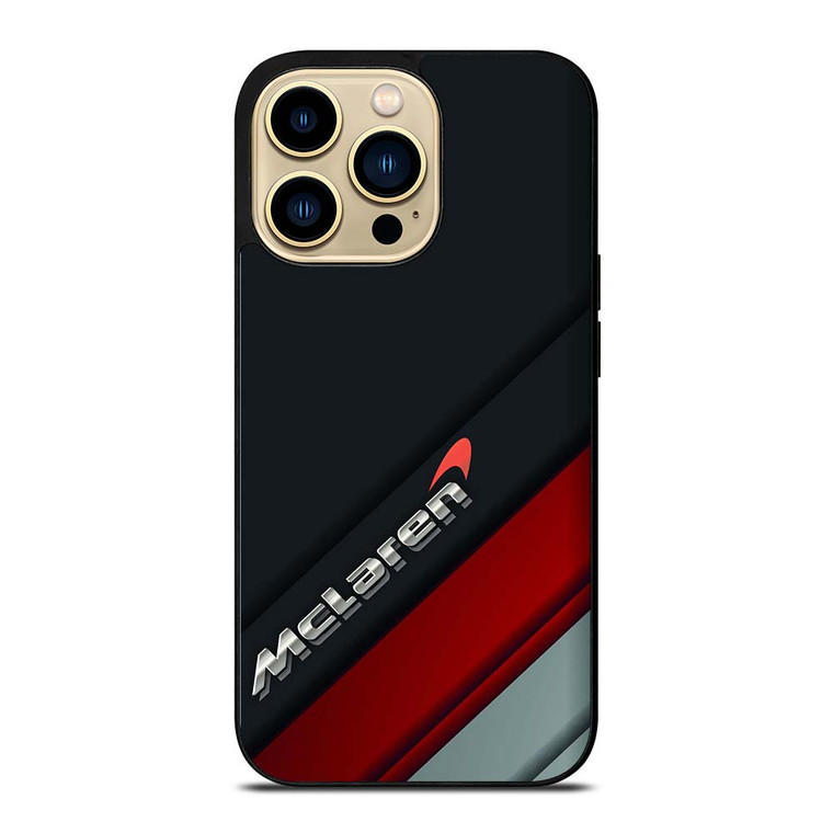 MERCEDES MCLEREN LOGO STRIPE iPhone 14 Pro Max Case Cover