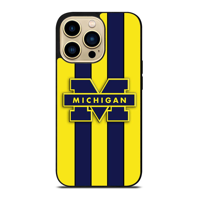 MICHIGAN WOLVERINES SYMBOL iPhone 14 Pro Max Case Cover