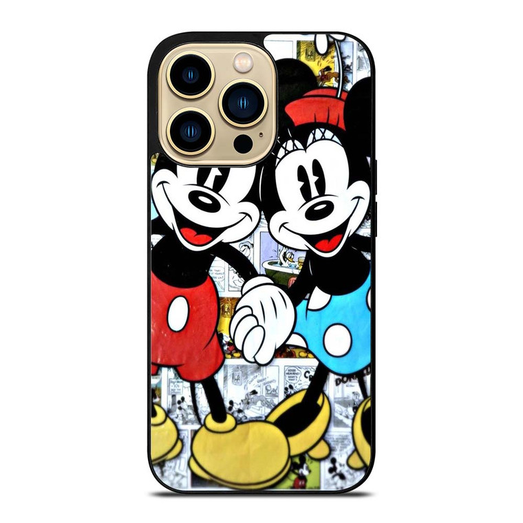 MICKEY AND MINNIE MOUSE DISNEY COMIC iPhone 14 Pro Max Case Cover
