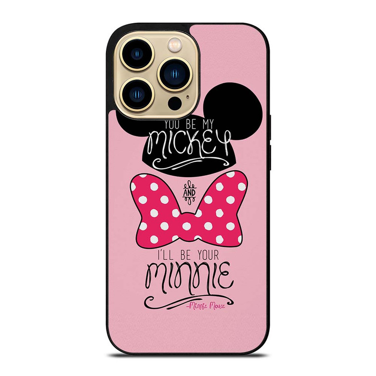 MICKEY MINNIE MOUSE DISNEY QUOTE iPhone 14 Pro Max Case Cover